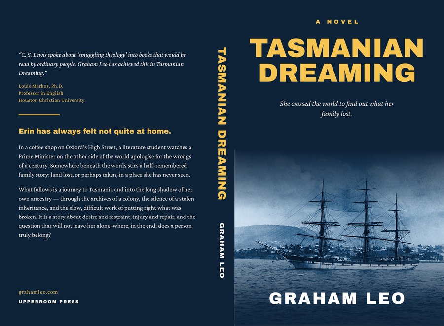 Tasmanian Dreaming — Full cover (front, spine and back)
