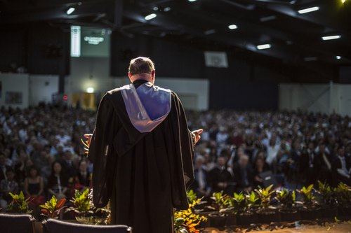 Addressing a graduation